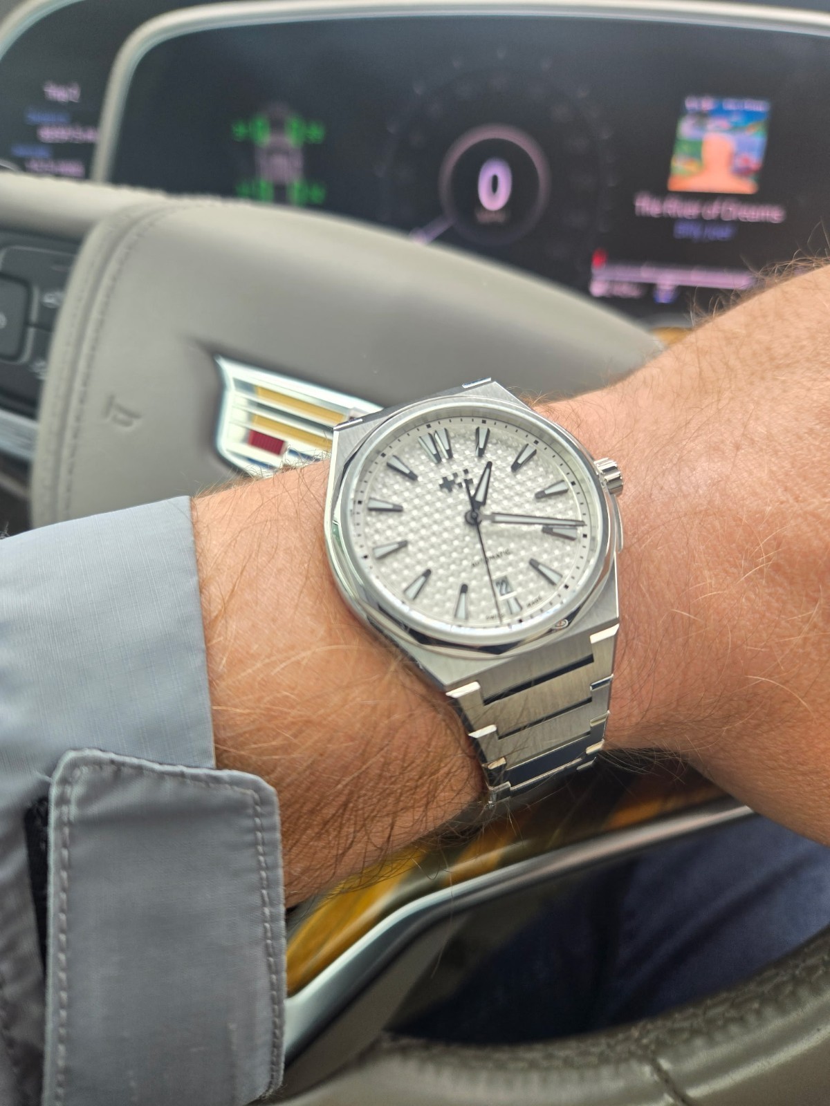 Christopher Ward The Twelve 40mm White Automatic Steel + 3 Straps Full Set (New)