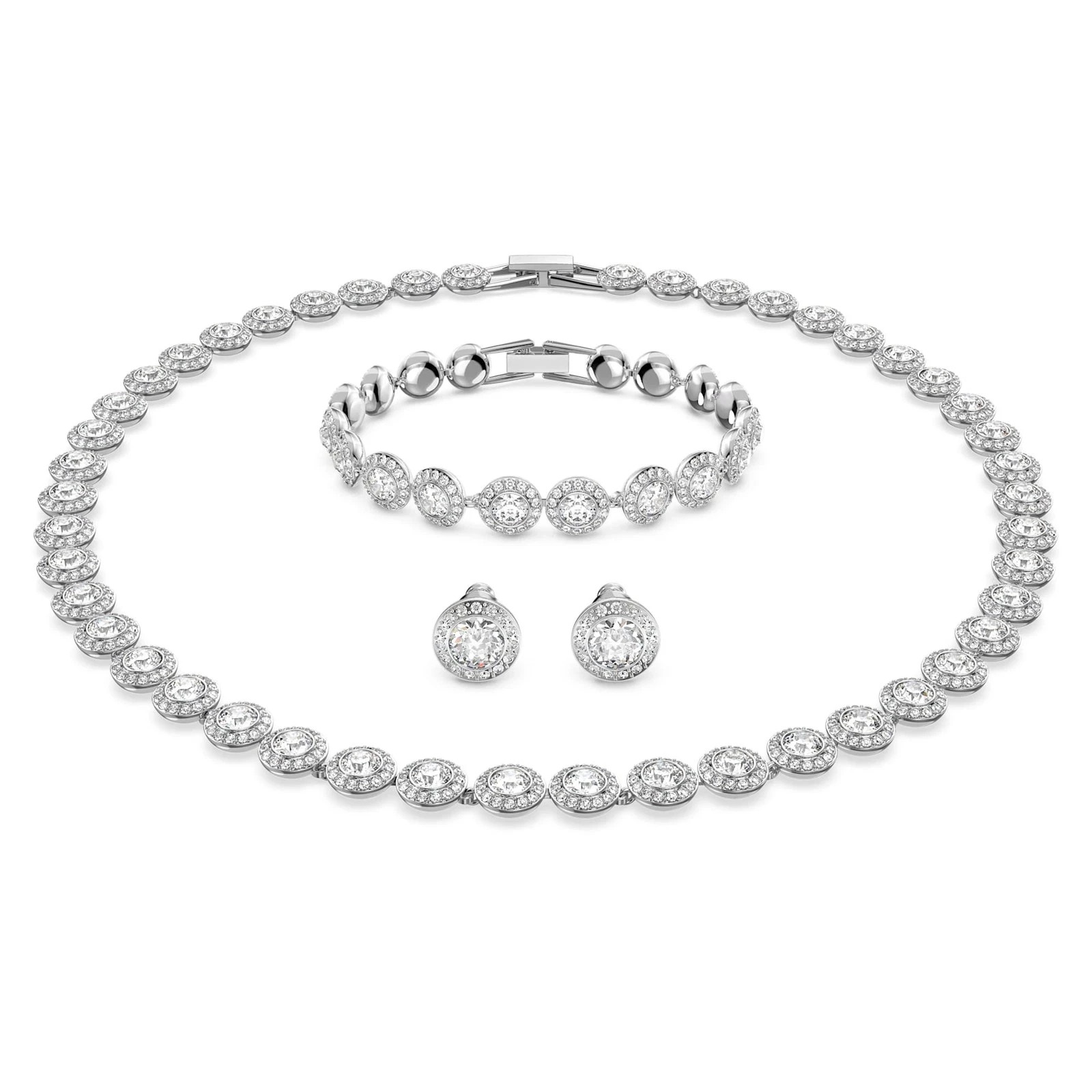 Swarovski Una Angelic Set, Necklace, Earrings & Bracelet, NEW BOX.