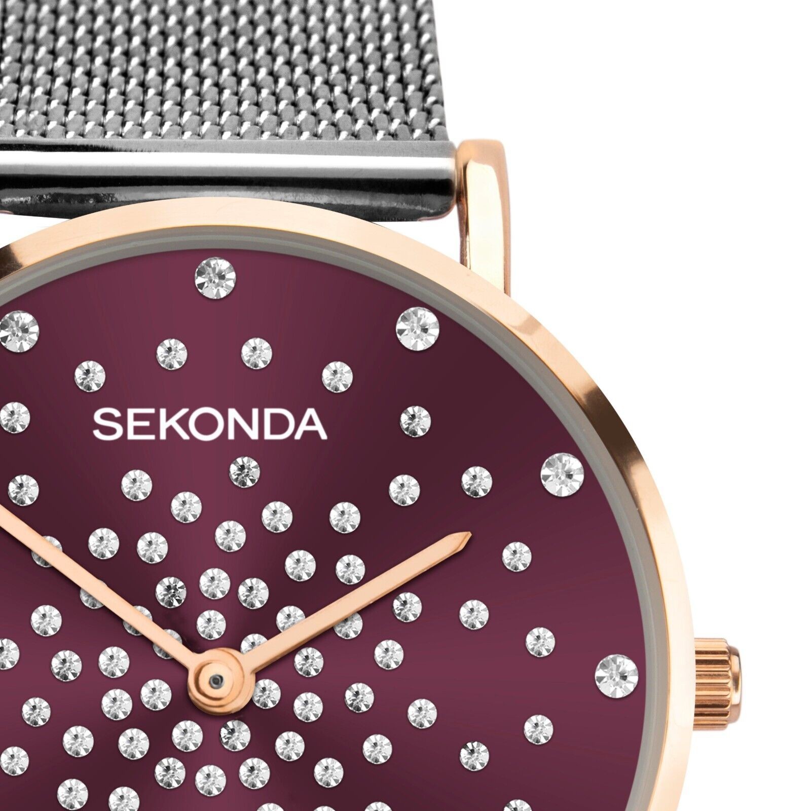 Sekonda Ladies Sparkle Celeste Watch with Red Dial Model 40028.205