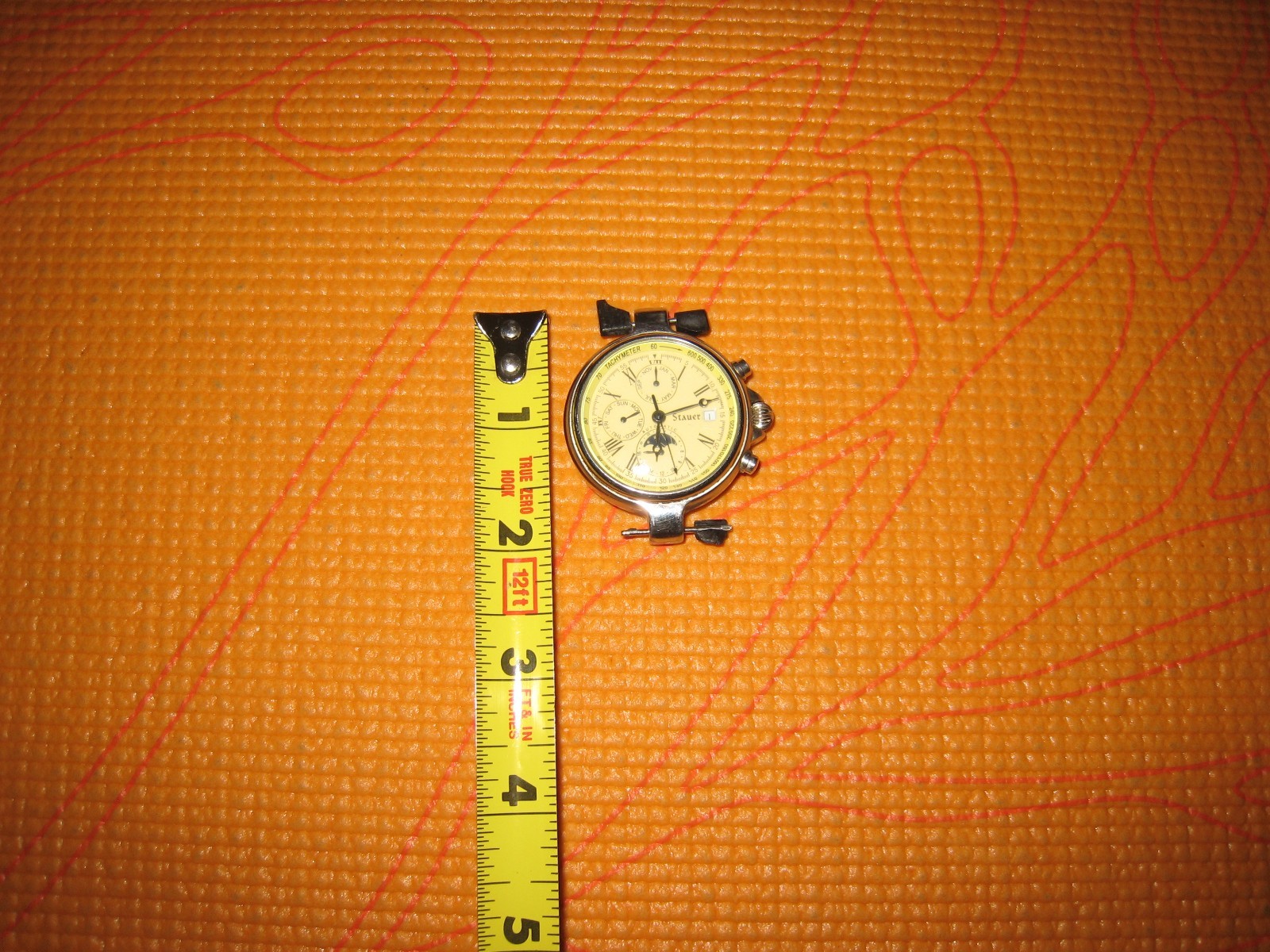 VINTAGE MEN’S STAUER MOON PHASE AUTOMATIC WRISTWATCH