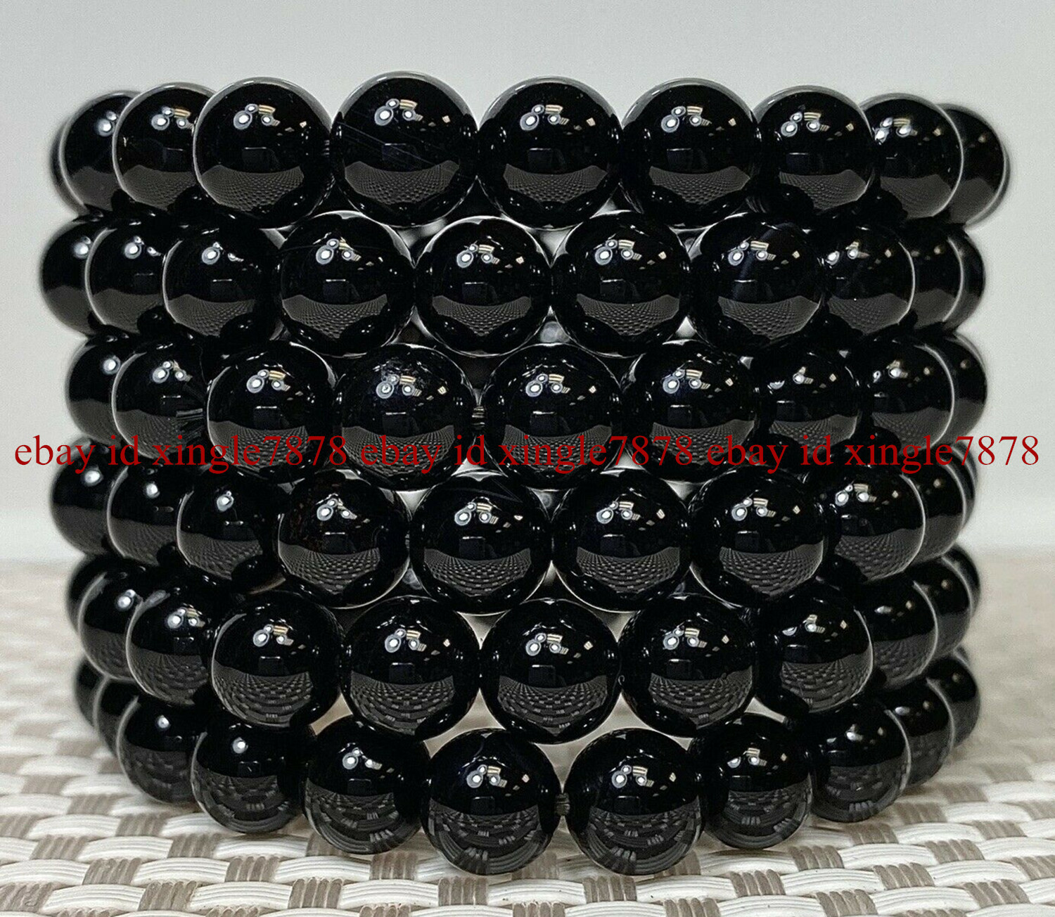 Wholesale Lots 6 Pcs 7.5″ Natural Crystal Healing Gemstone Stretch Bracelet