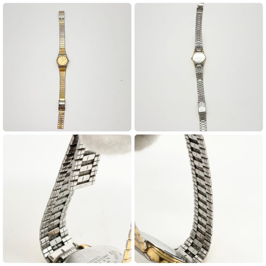 Working item SEIKO Ladies Watch Quartz New Battery Gold