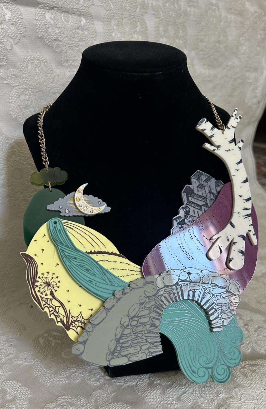 Tatty Devine Scenery Statement Necklace Limited Edition 17/50