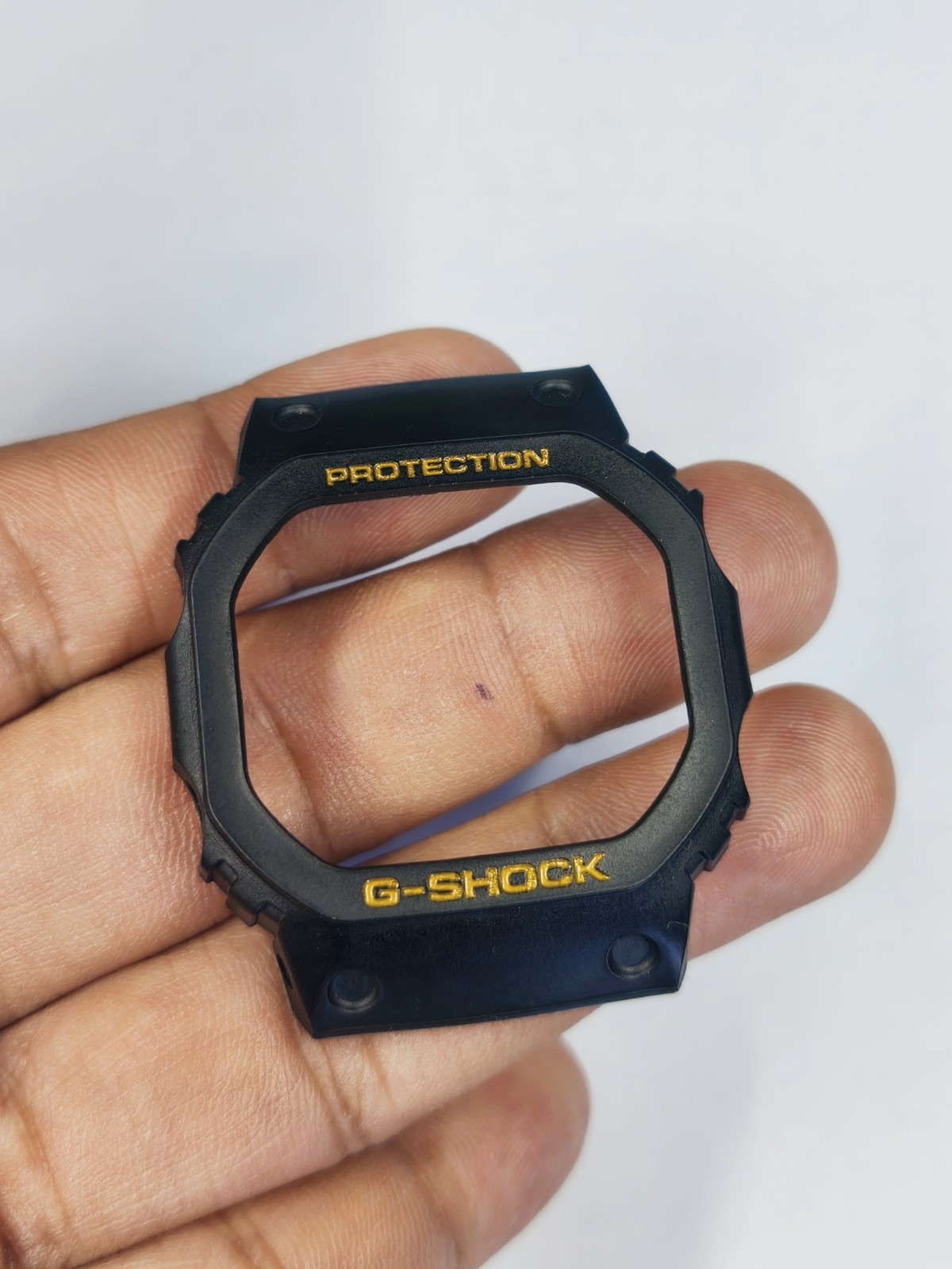 Vintage Casio G Shock DW-5600C (901/691) Replacement Custom Bezel GOLD Letters