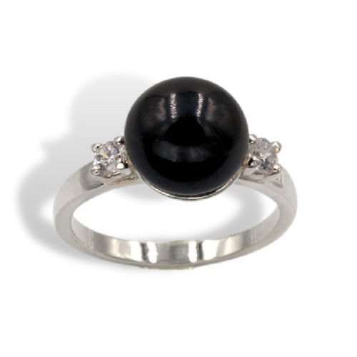 Large Pearl Side Accent Ring Mounting