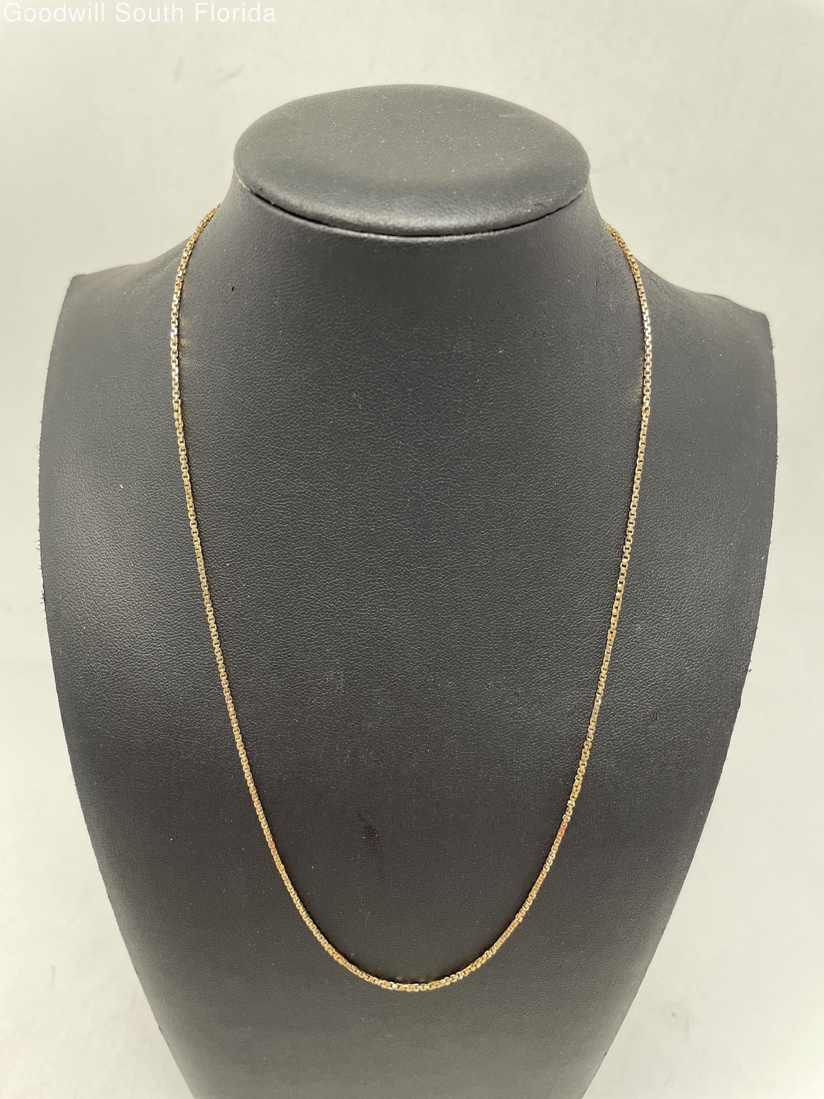 Gold 14K Chain Women’s (Stamped 14K-Tested 13.82KT) Weight 4.0g