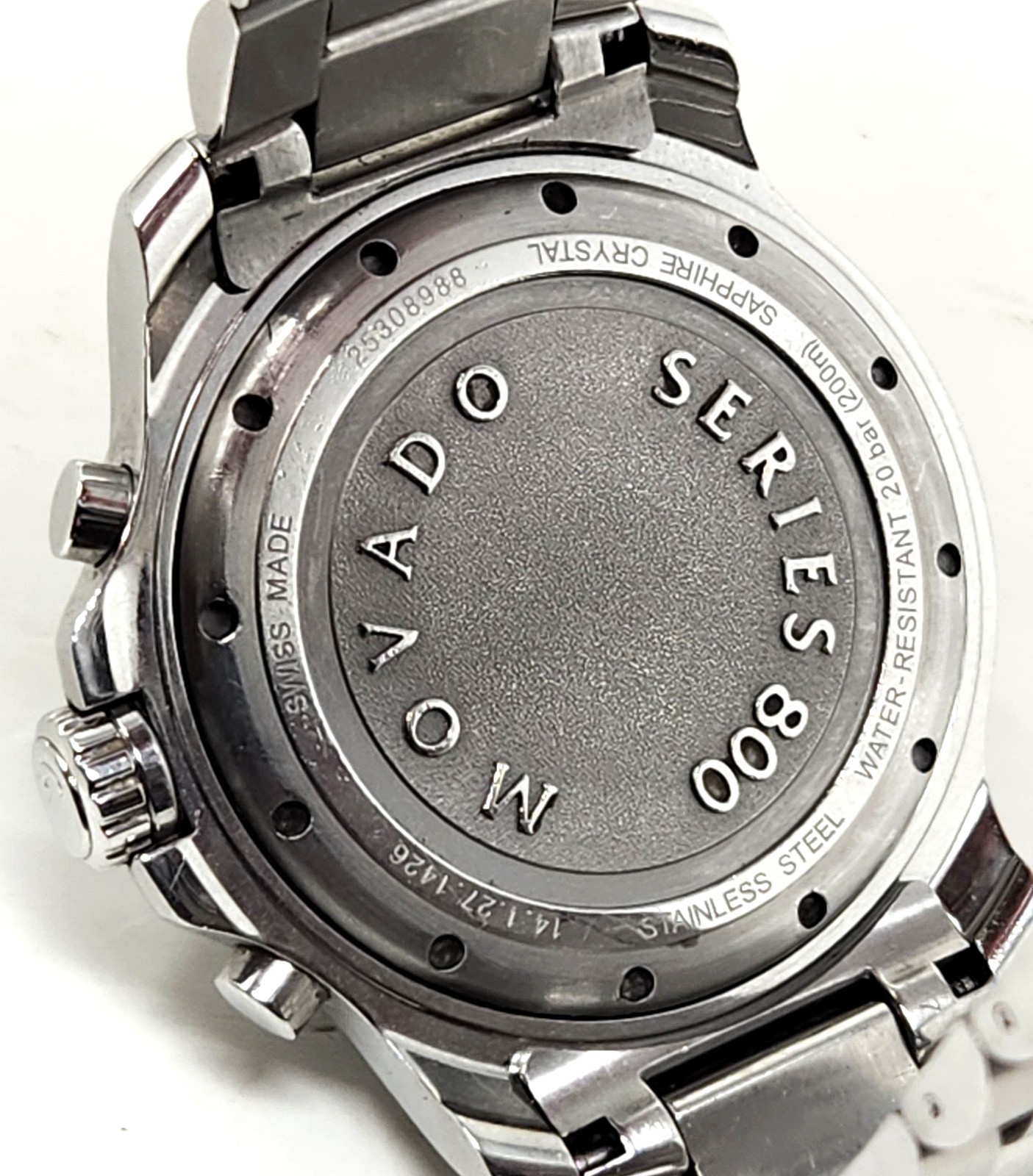 Movado Series 800 Quartz 14.1.27.1426 Chronograph 42mm Diver Watch