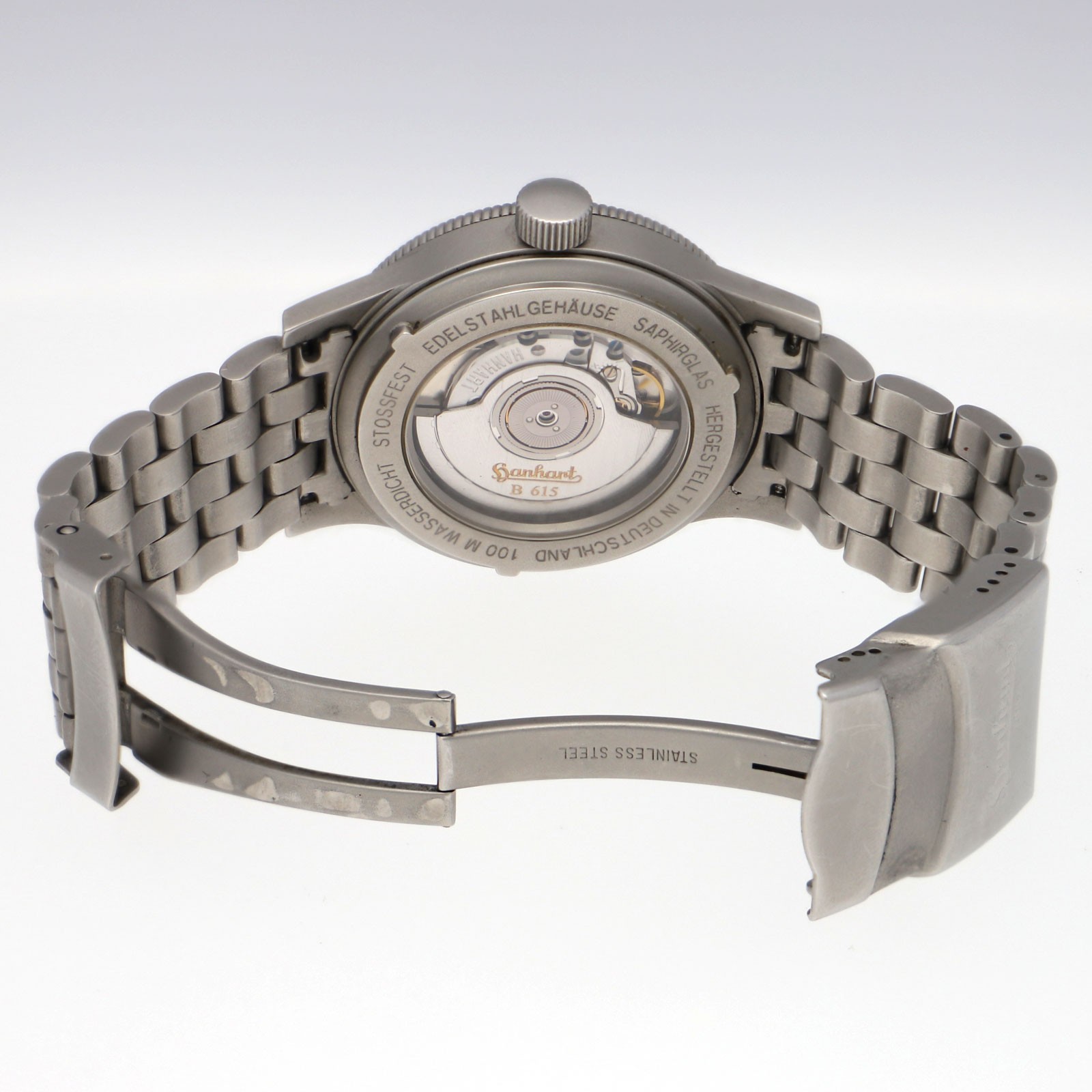 HANHART Minos with small seconds black Dial Automatic Stainless Steel Men’s