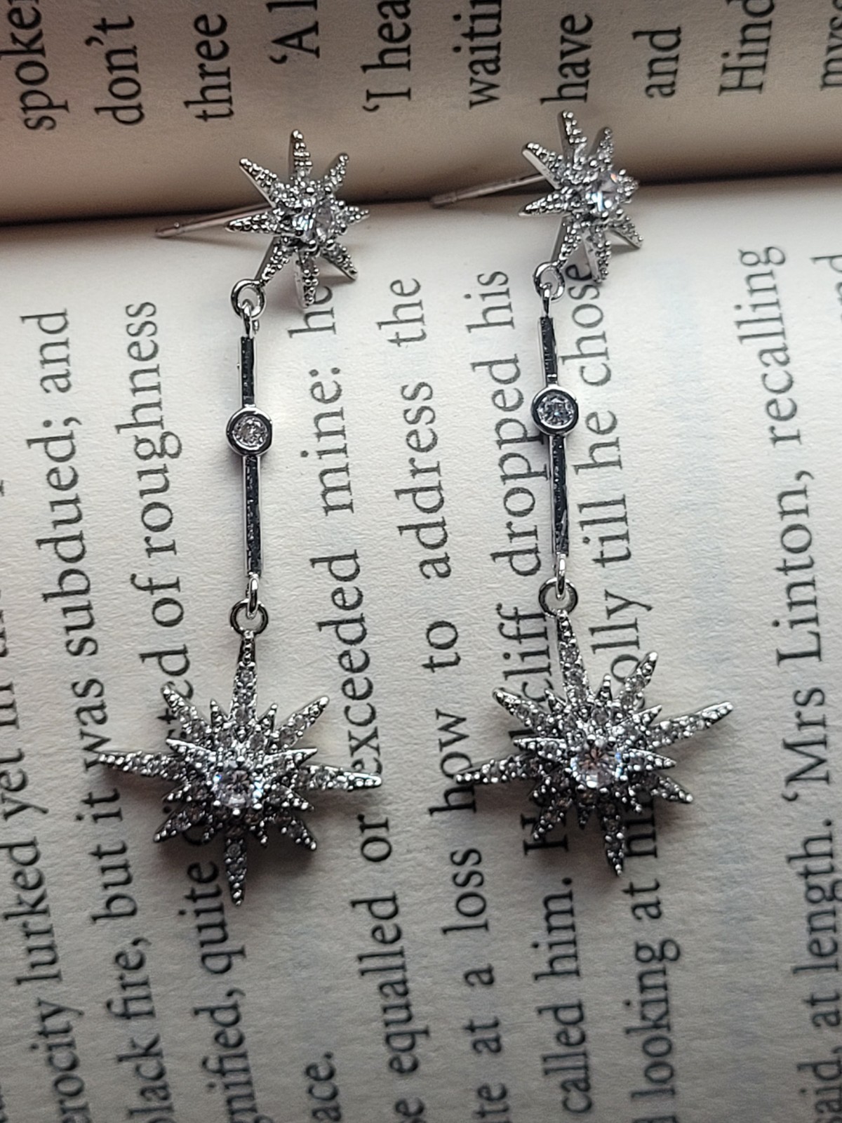 Catherine Princess of Wales Royal Replica Tsar starburst Drop earrings