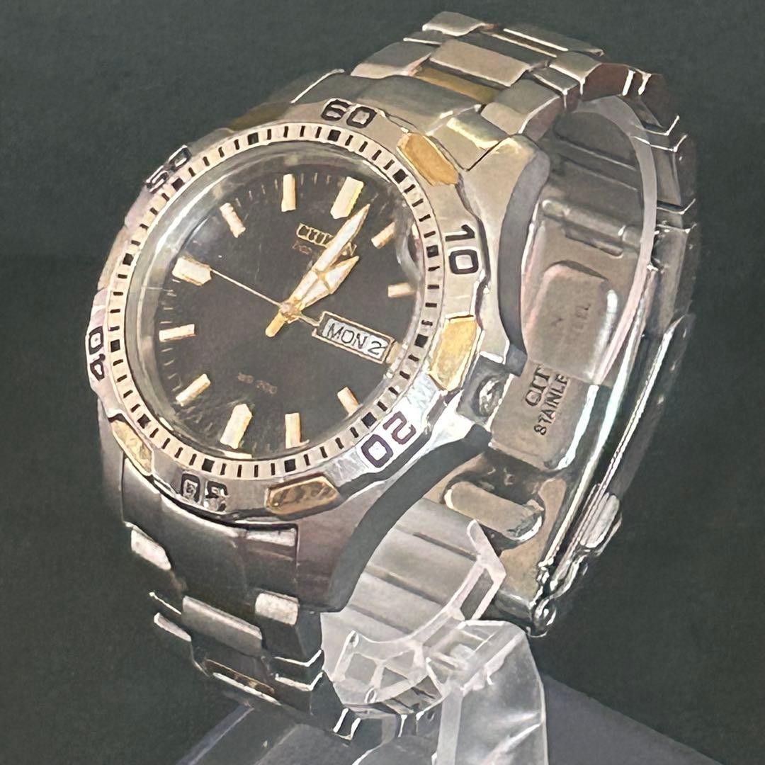 [Working Condition] CITIZEN Eco-Drive WR200 Men’s Watch (Two-Tone) From Japan