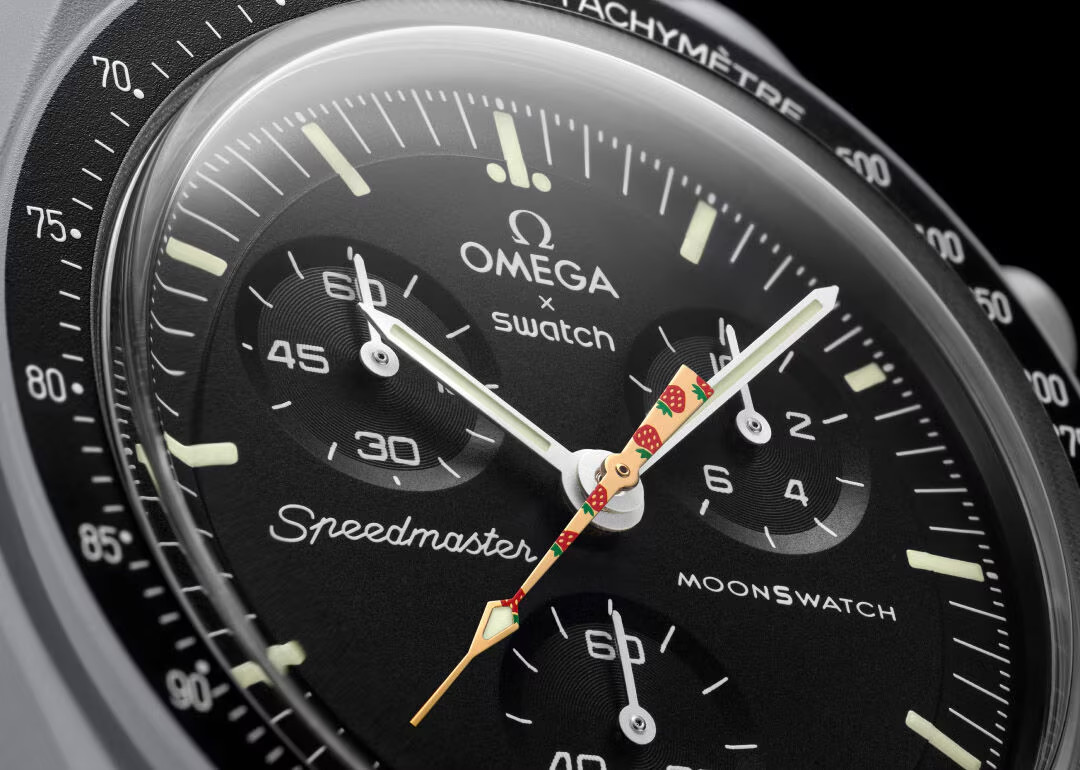 Swatch x Omega MoonSwatch Moonshine Gold Strawberry Moon SO33M102-107