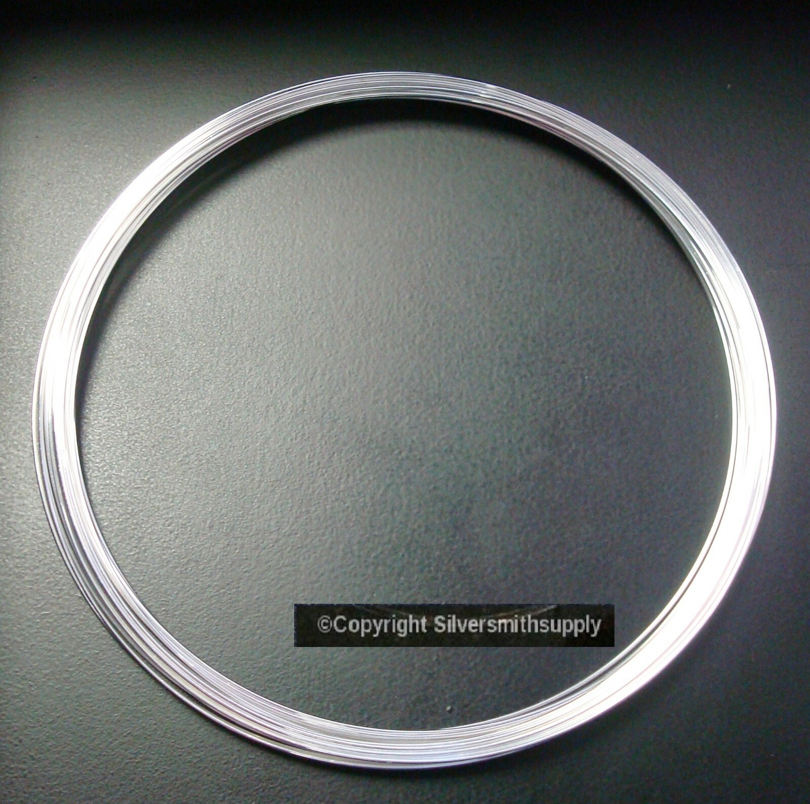 20 Memory wire 4.5 in loops 22ga 115mm SILVER plated necklace wire loops MW004