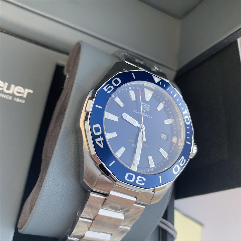 TagHeuer Aquaracer 43mm Men’s Watch Quartz WAY101C.BA0746 BLUE 300m IN BOX