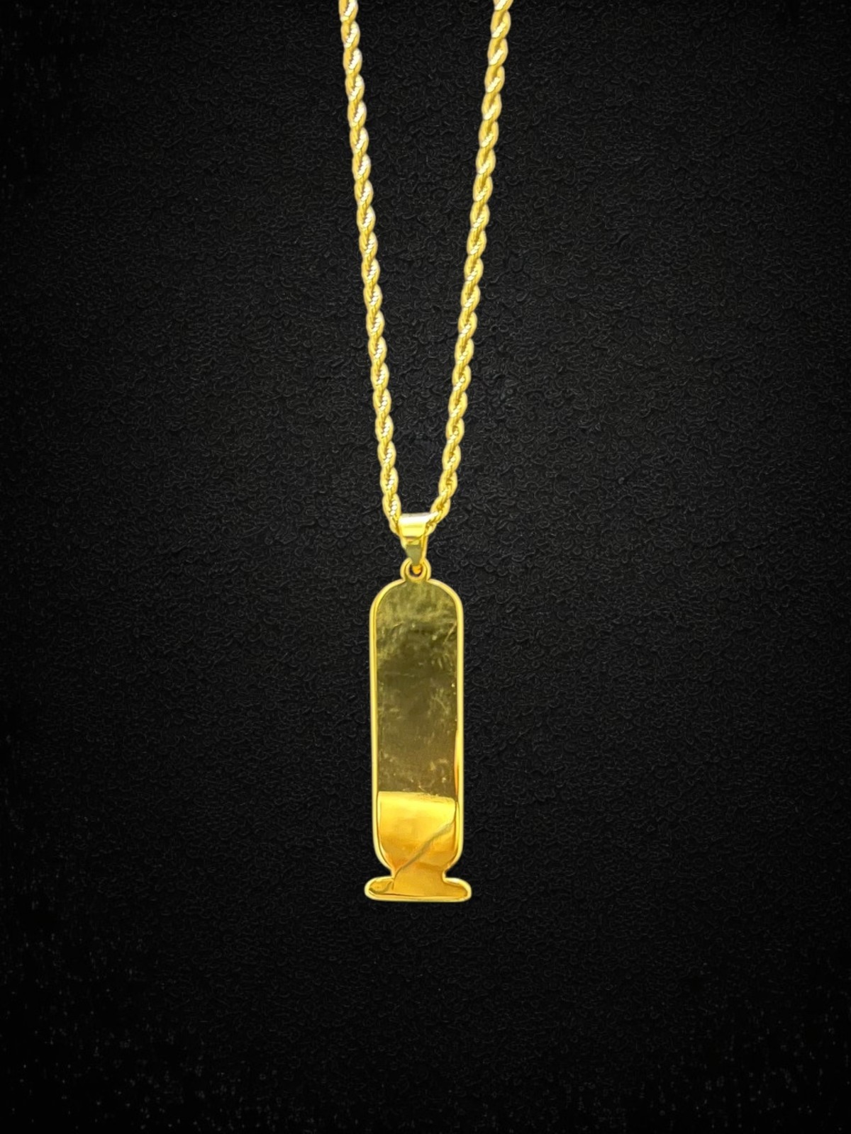 Write Your Name – Custom Egyptian Cartouche Necklace – Personalized Hieroglyphic
