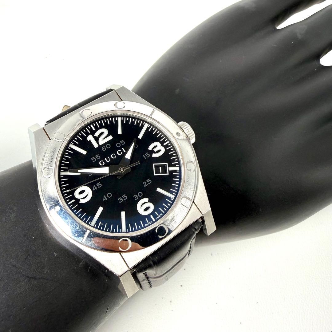 GUCCI 115.2 Pantheon Date Men’s Watch Working Condition