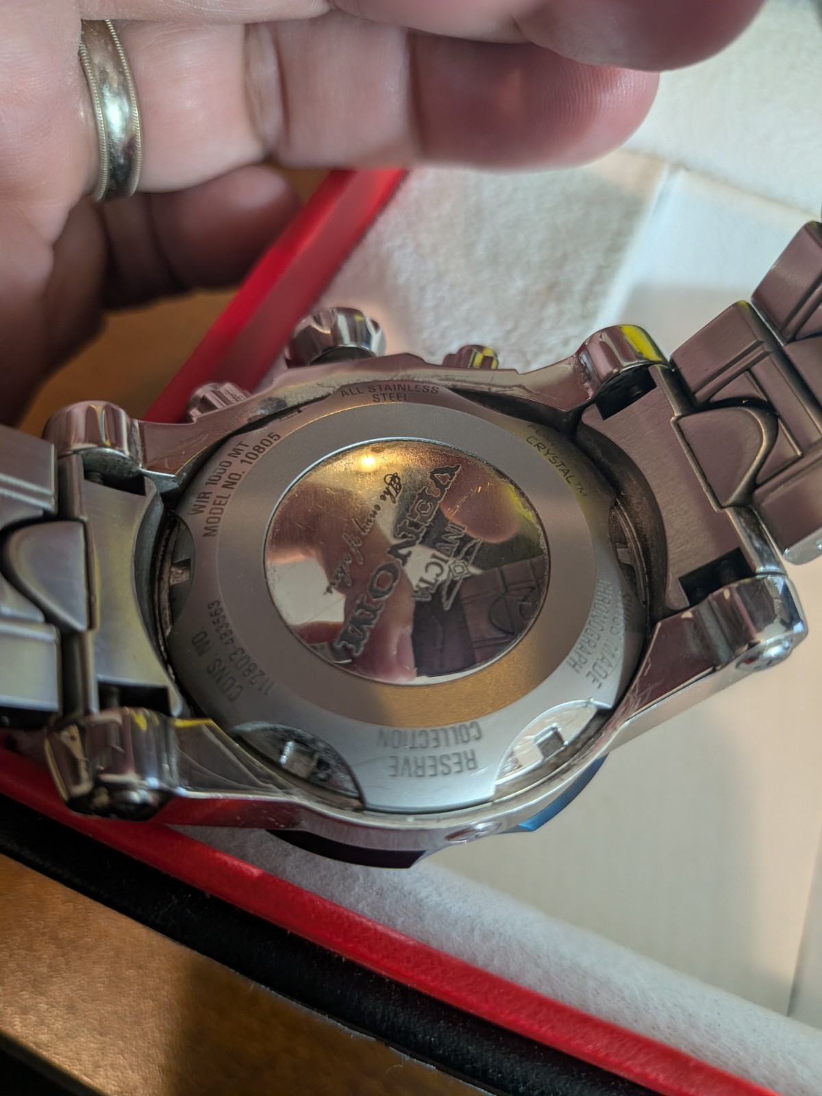 Invicta Mens Watch Venom Reserve Model 10805 FOR PARTS OR REPAIR NOT WORKING