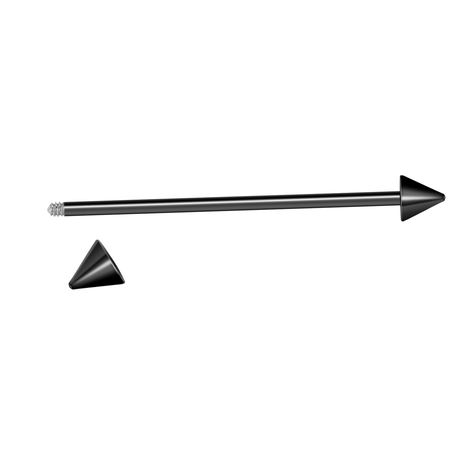 14G Stainless Steel Industrial Barbell Earring Cartilage Piercing Jewelry – ONE