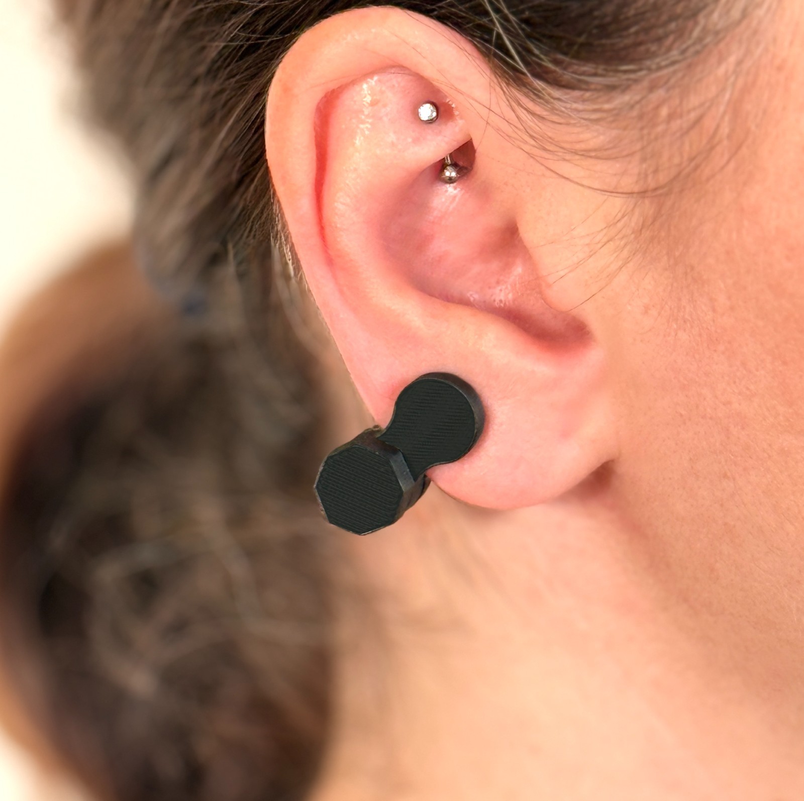 Ear Scar Keloid Medical Compression Earring Pressure Surgery Treatment Half Mini