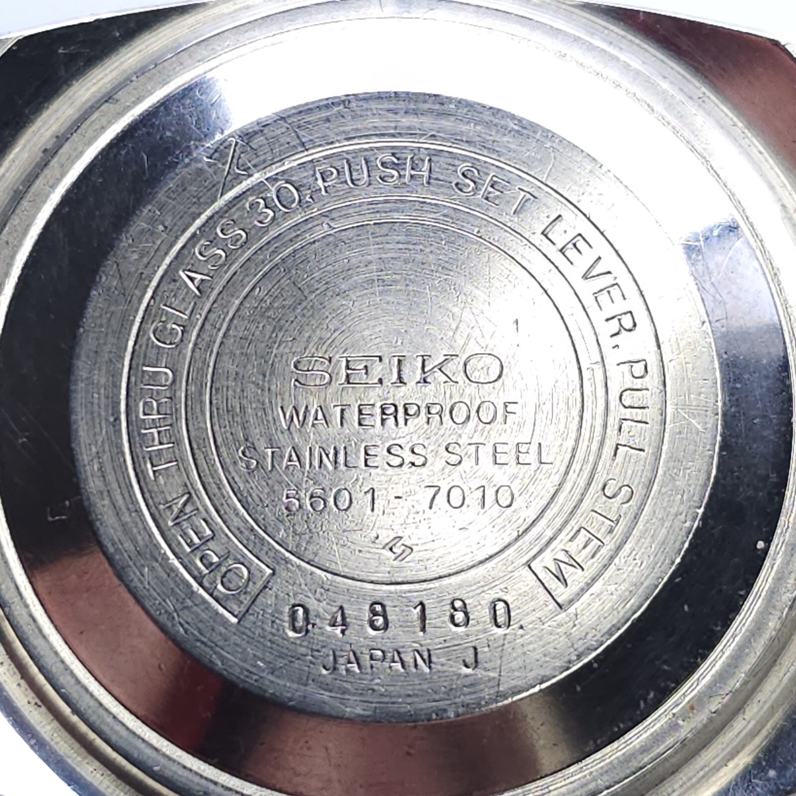 Vintage April 1970 JDM Seiko Lord Matic Fine Linen Dial 5601-7010 23J Automatic