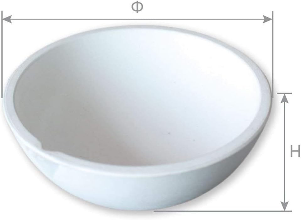 Round Ceramic Crucible Bowl 1000g – Ideal for Metalworking & Casting Projects