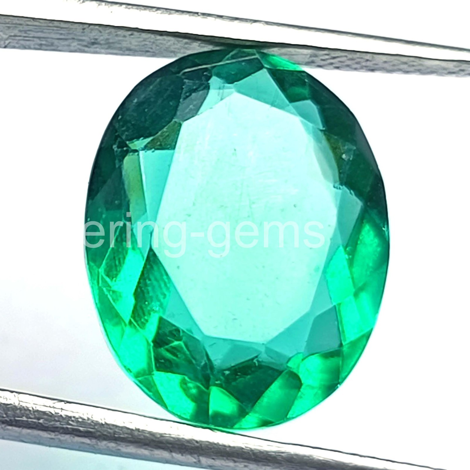 8.10 Ct Natural Green Emerald Oval Shape IGL Certified Loose Gemstone 5SDH