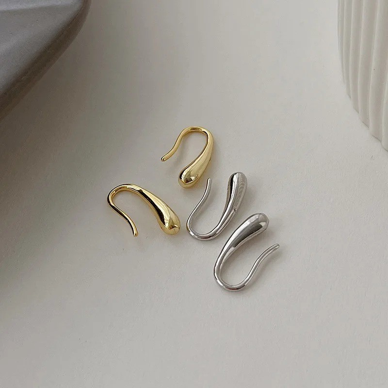 925 Sterling Silver Threader Drop Dangle Hook Earrings teardrop hanging