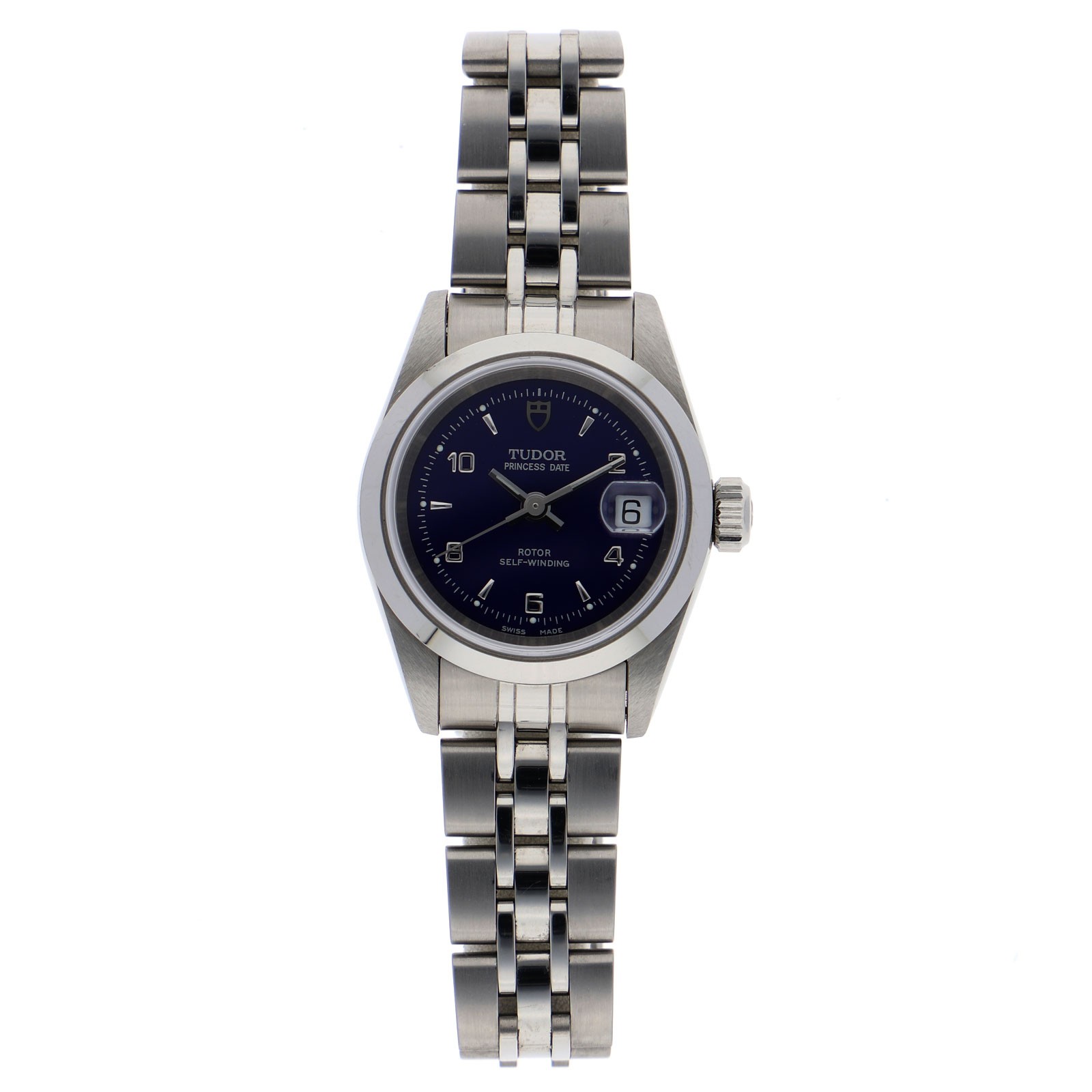 TUDOR 74000N Princess Date blue Dial Automatic Stainless Steel Women’s