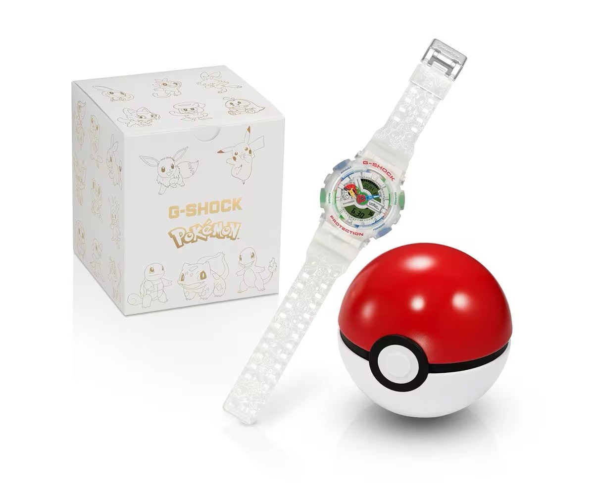 Casio G-SHOCK x Pokémon GA-110PKM-7A 30th Anniversary White IN HAND New