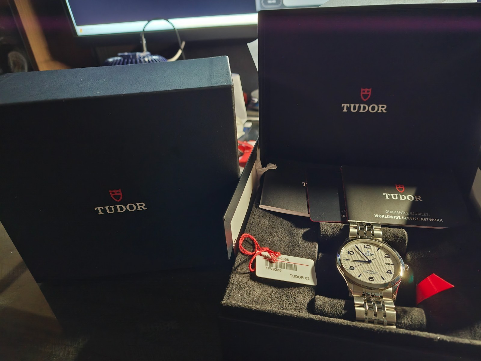Tudor 1926 39mm Opaline Dial Blue Hour Markers – 2026 Pristine!! Box, Papers
