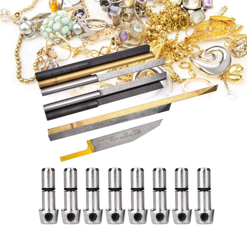 8 Piece Metal Cutting Bit Set for Jewelry Engraving Polishing Carving Bits
