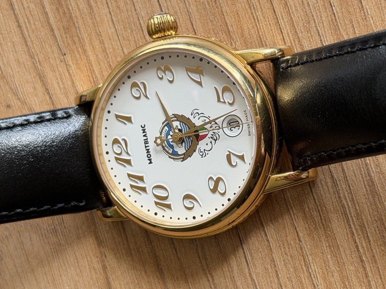 Montblanc Meisterstuck 7002 Kuwait Special Quartz Original Men Preserved Plated