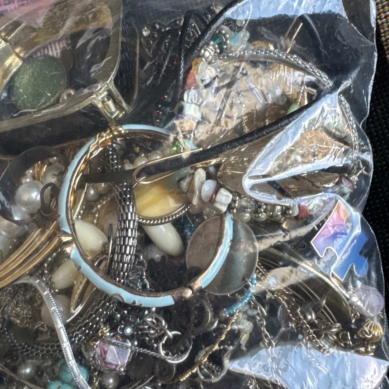 4 Pounds 1.6 Ounces Jewelry Lot Wearable and Craft/Scrap B2