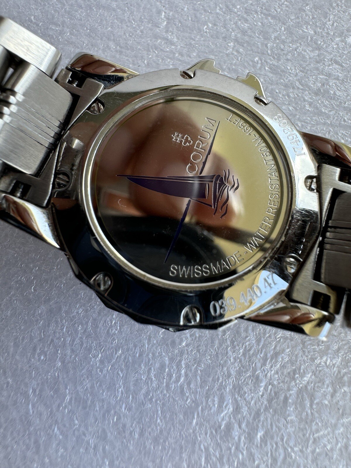 Corum Admiral’s Cup 29mm Steel .54 Diamond Quartz Case 039.440.47