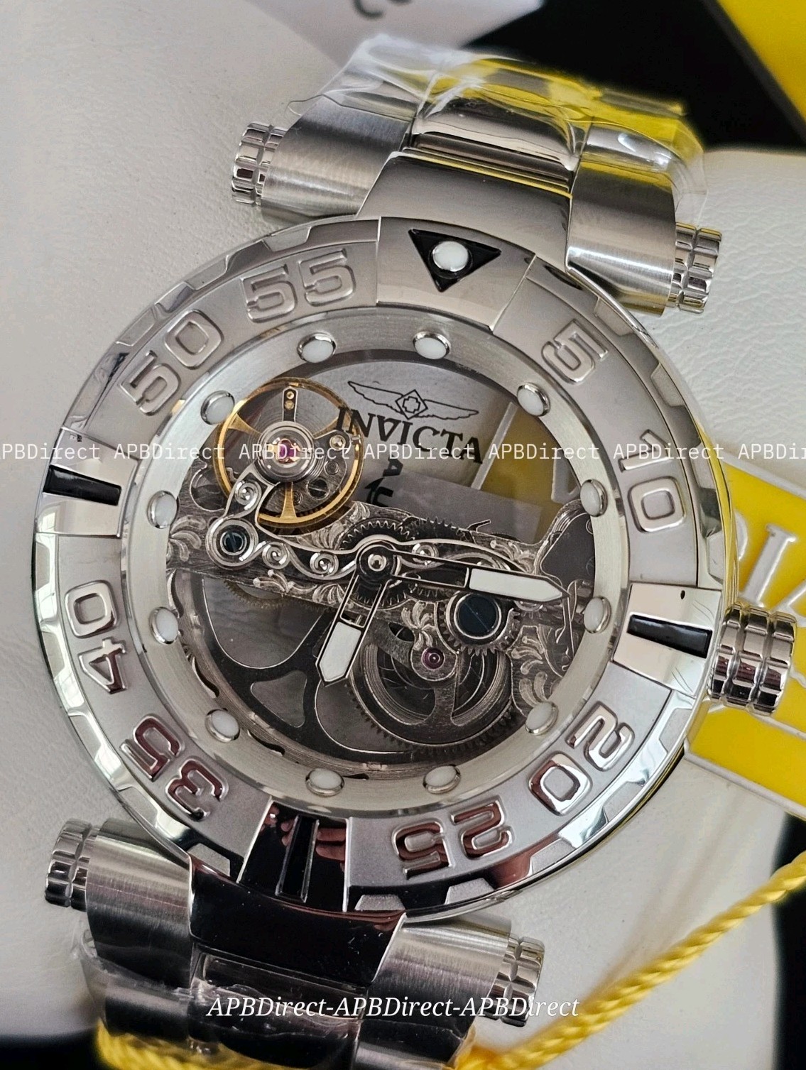 Invicta Subaqua Noma I – Automatic BRIDGE Mvmnt Skeleton Black Bezel mens watch