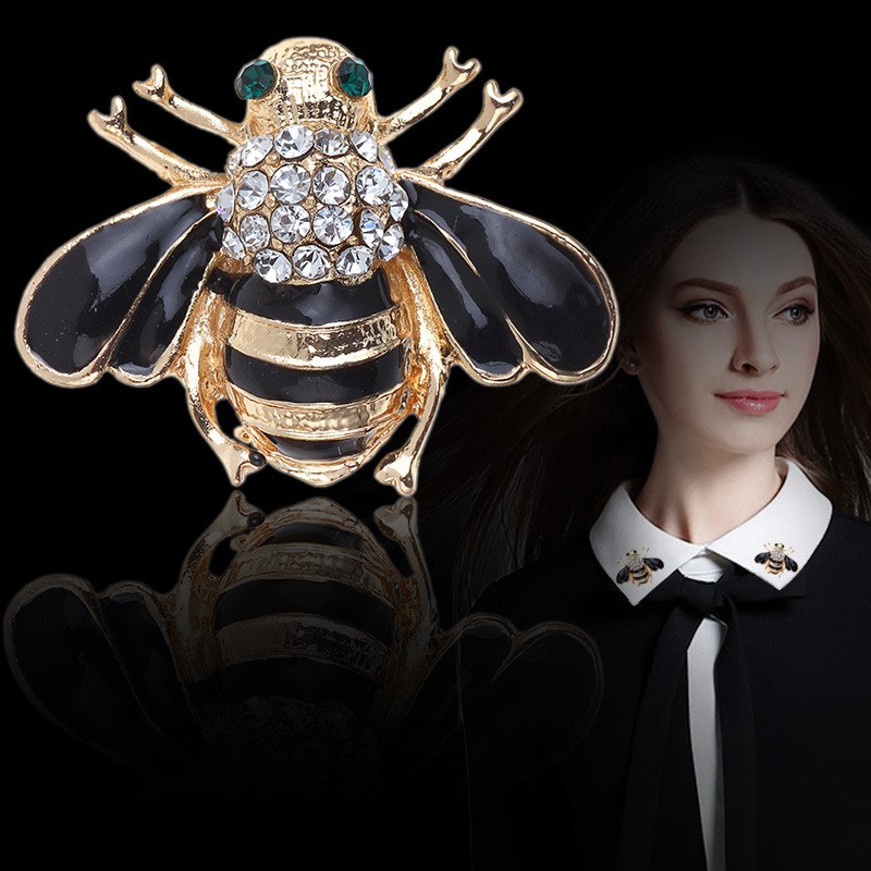 Cute bee brooch pin fashion jewellery gift for animal bee insect lover