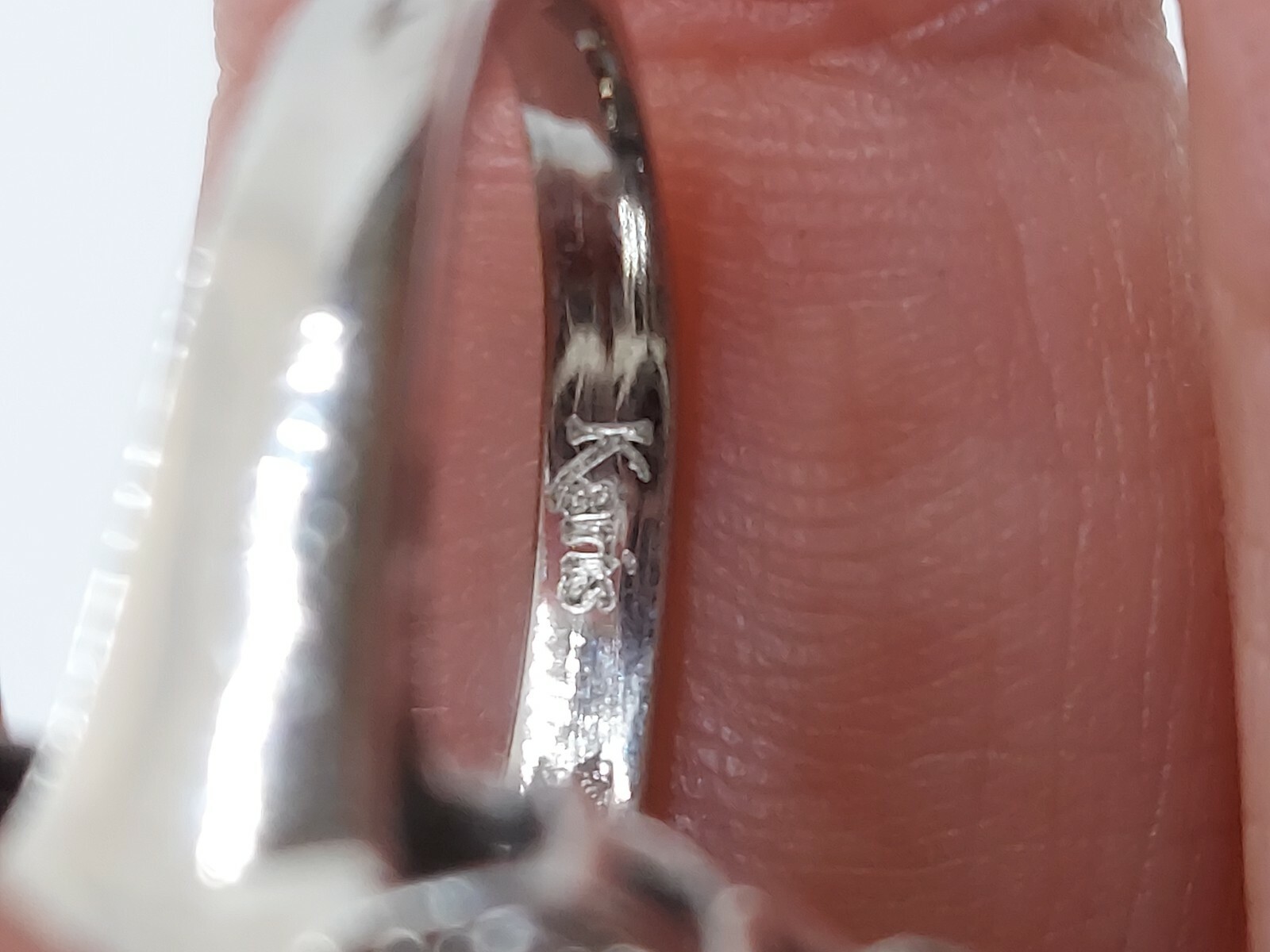Karis STS Silver Tone Feceted Smoky Quartz Ring size 7.5