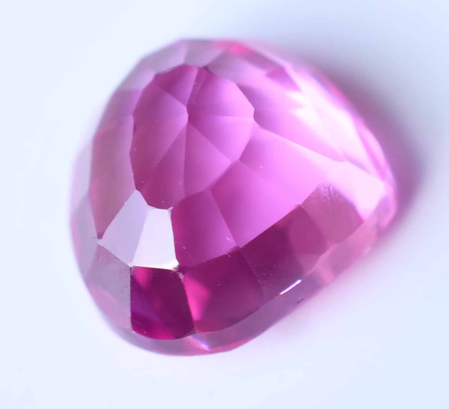 Natural Pink Ruby Pear 7 to 10 Ct Flawless 11.00 mm Certified Stunning Gemstone