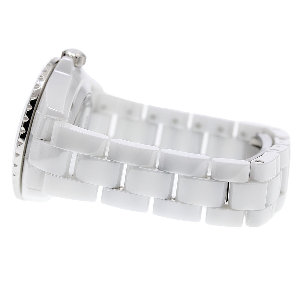 CHANEL J12 H5703 White ceramic 12P diamond white Dial Quartz Ladies Watch_902798