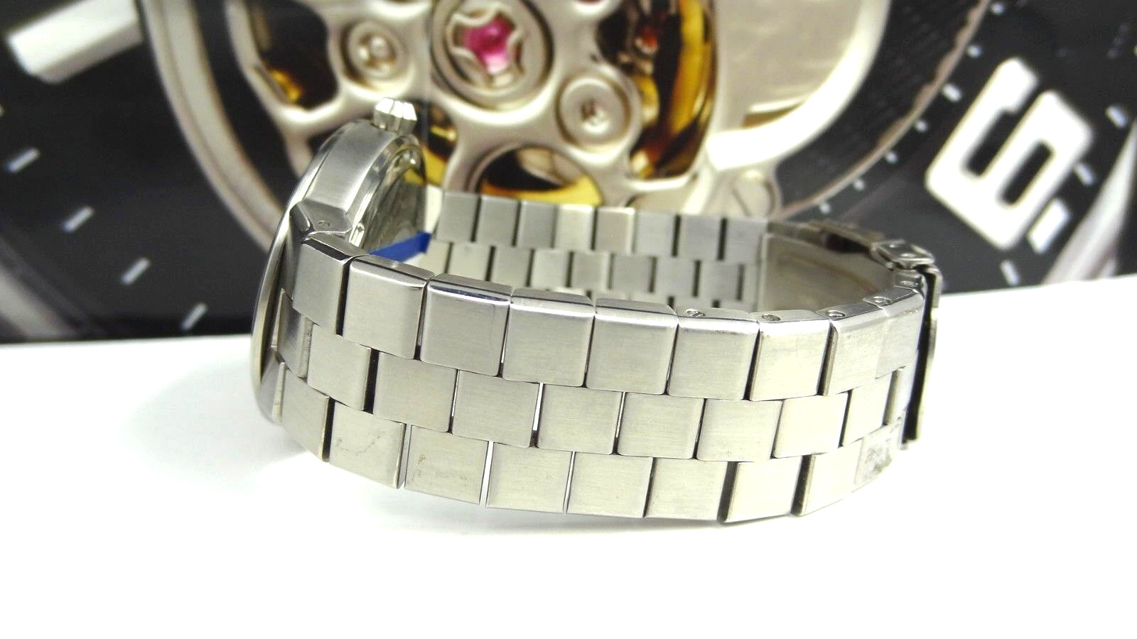 Joseph Abboud 18/1003 Gray Dial Silver Tone Day Date Indicator Men’s Watch