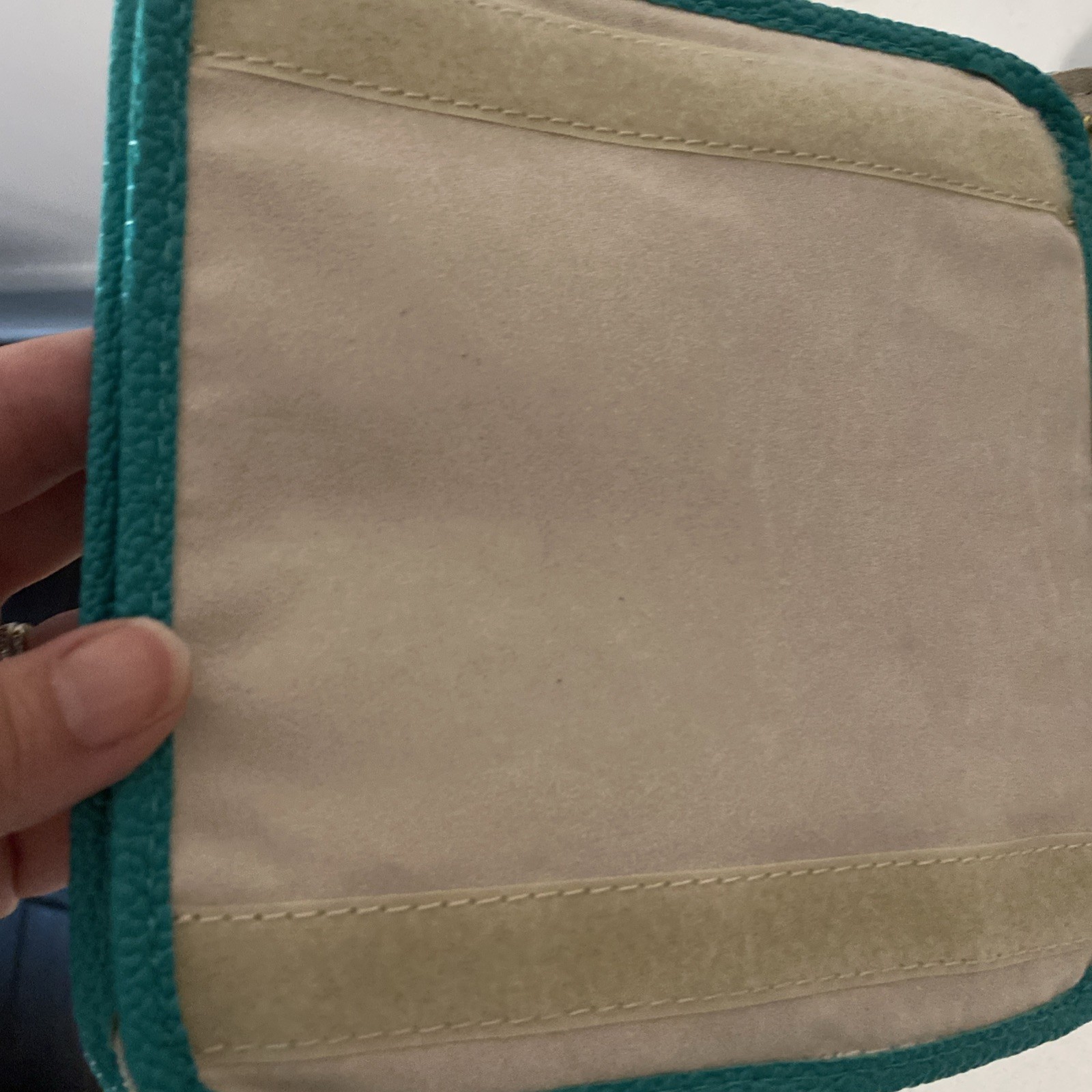 Kendra Scott Zip Away Travel Green Jewelry Case Organizer