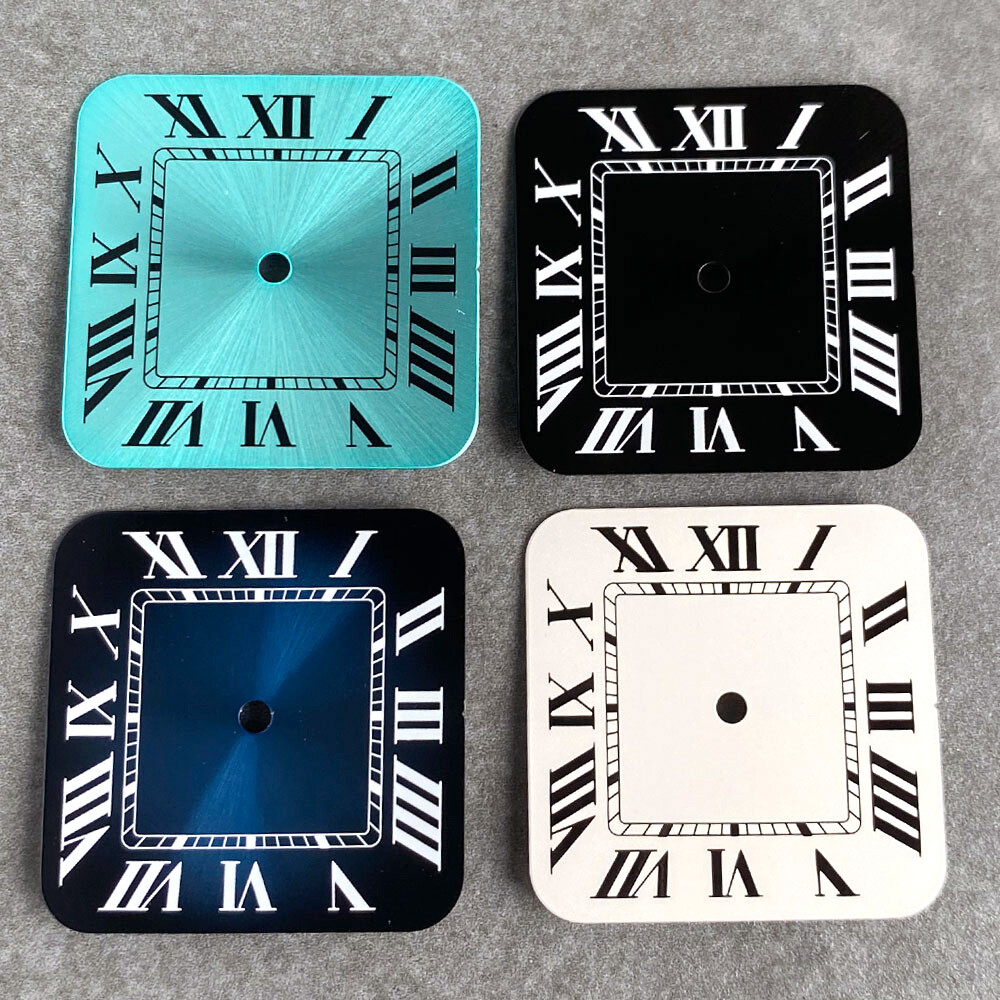 Sapphire Crystal 40mm Square Watch Case+Dial Fit NH35A Miyota821A DG2813 ETA2824