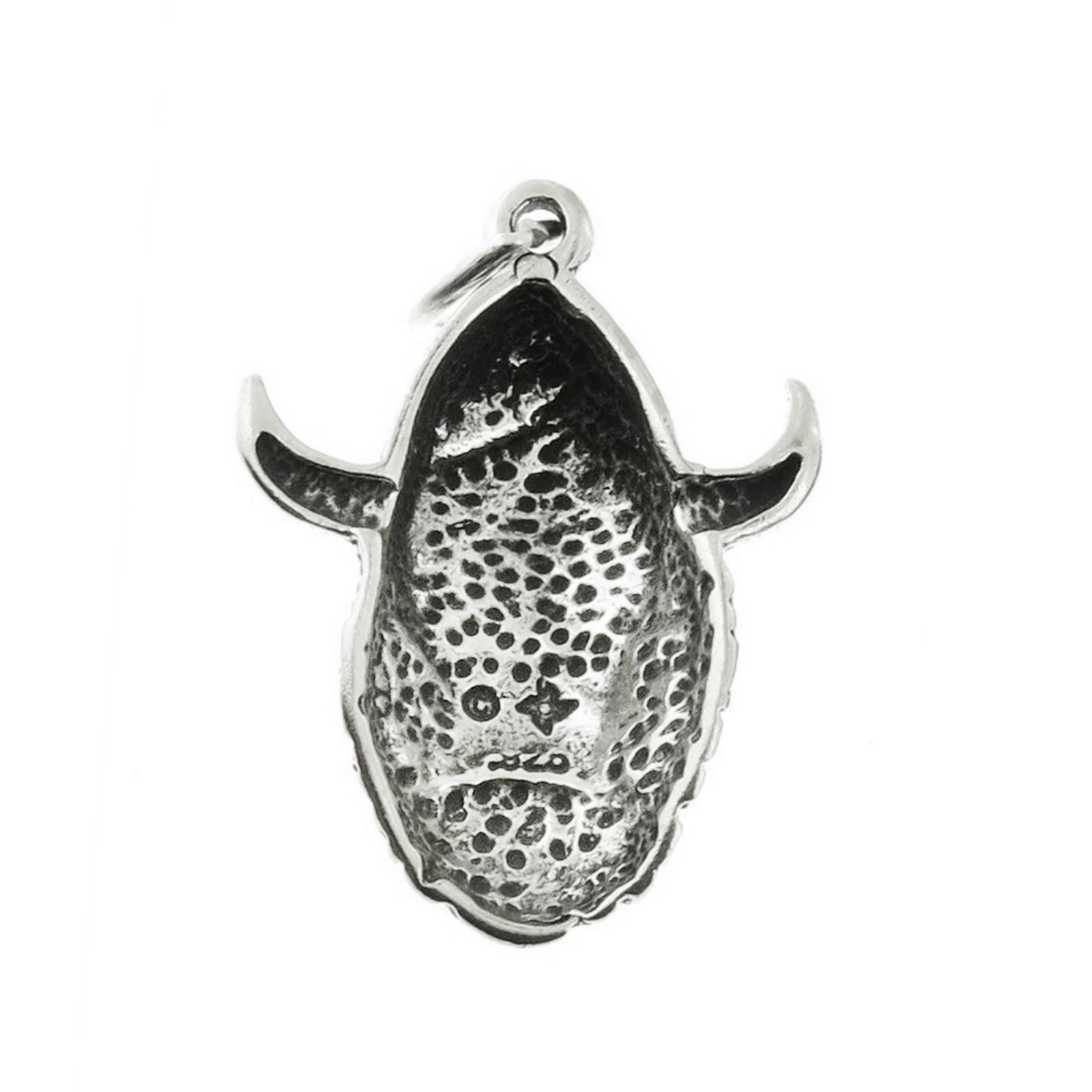 Viking Norseman Scandinavian Warrior Face 925 Sterling Silver Charm Pendant