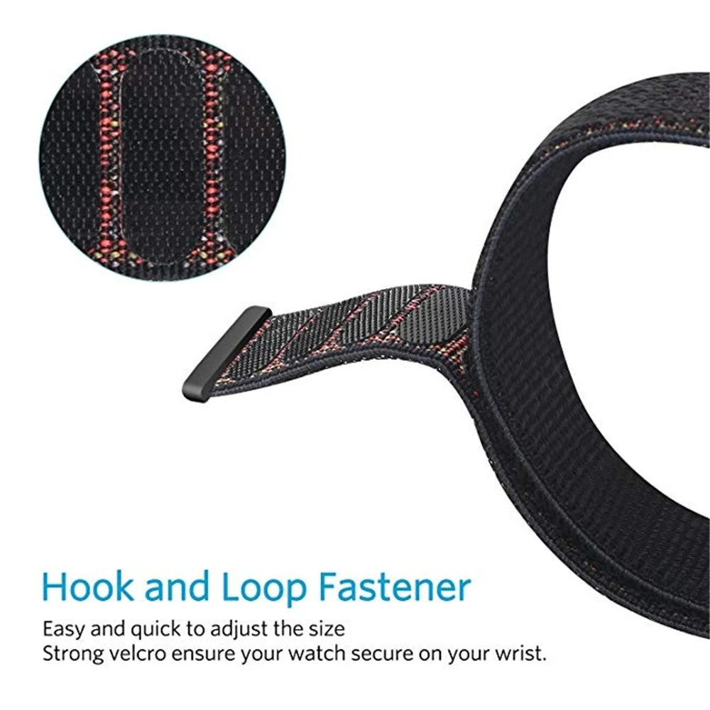 20mm 22mm Woven Nylon Sport Loop Watch Band Strap W/ Quick Release Spring Pins