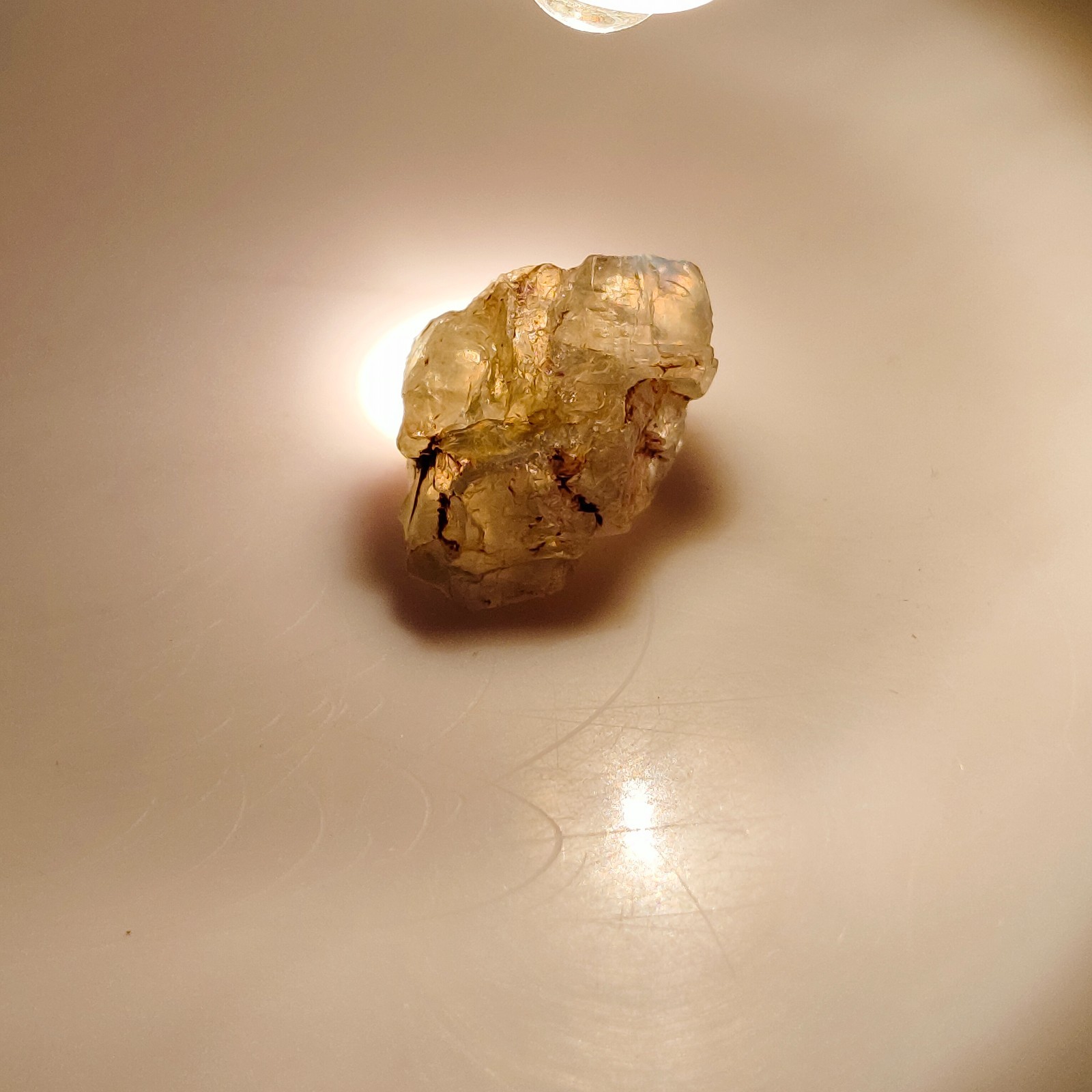 10.60 Ct Natural Alexandrite Loose Stone Uncut Raw Chrysoberyl Green Rough A-655