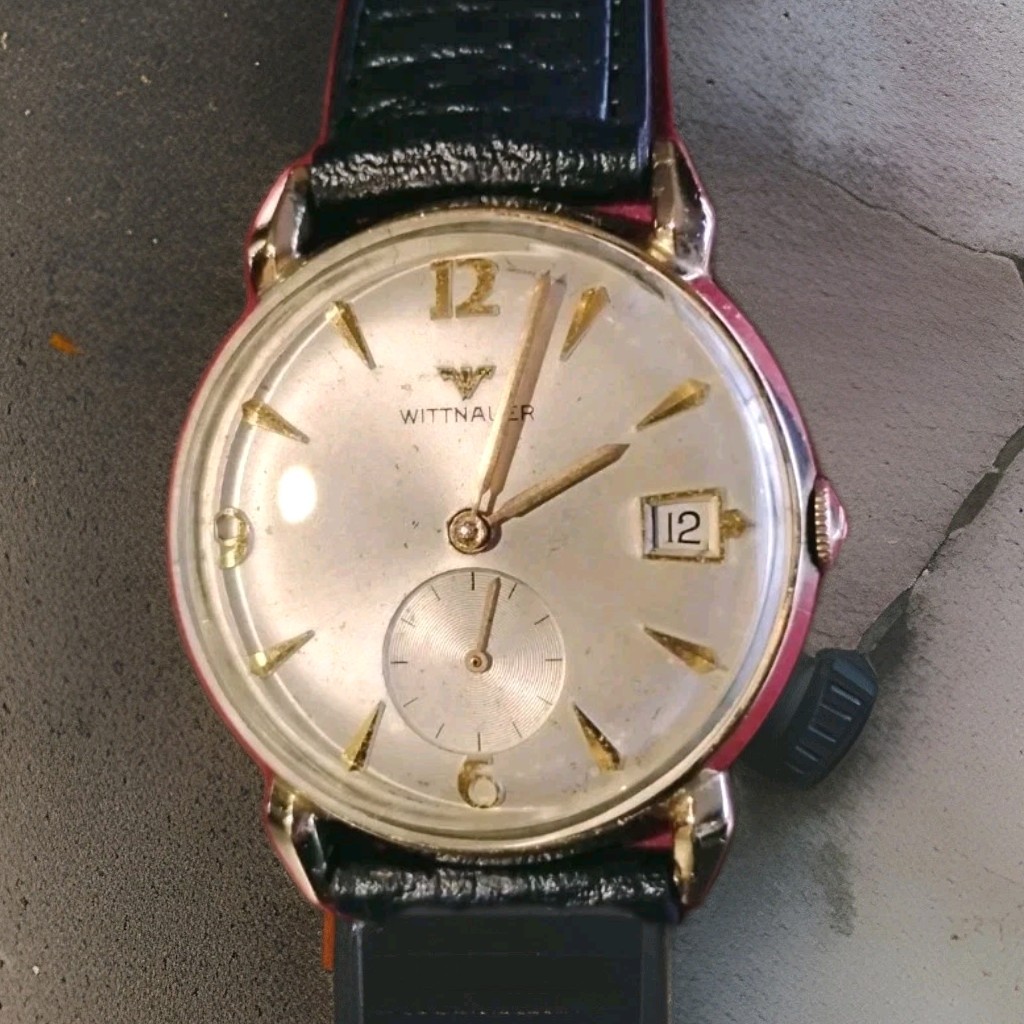 Wittnauer C11K 17j Men’s 10k Rolled Gold 33.35mm Wristwatch Beautiful Condition.