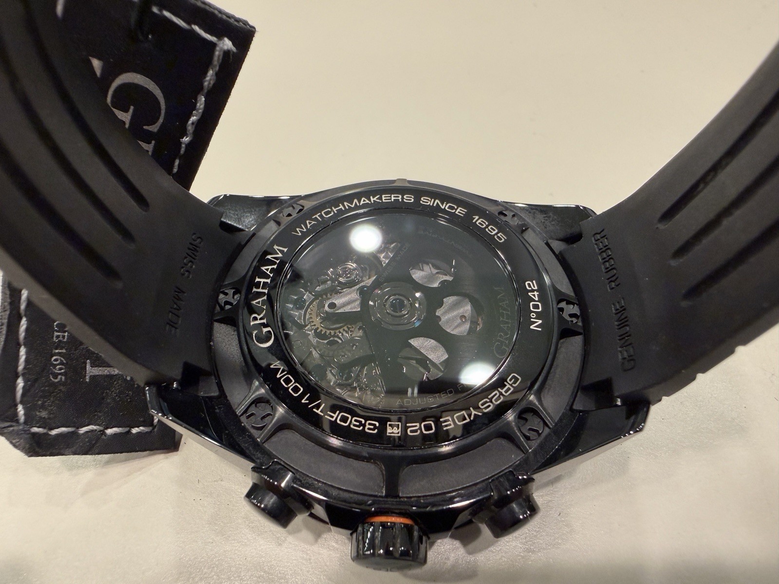No Reserve! Graham Silverstone RS Endurance 46mm Automatic Watch 2STCB.B04A.K98H