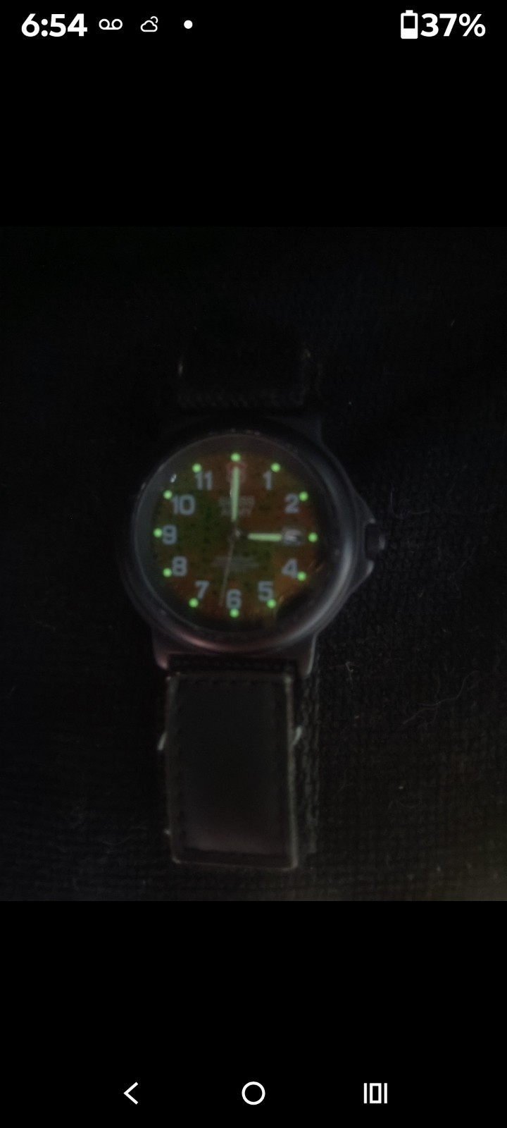 Swiss Army 90s Vintage Renegade Color Changing Dial Works Softband Glows In Dark