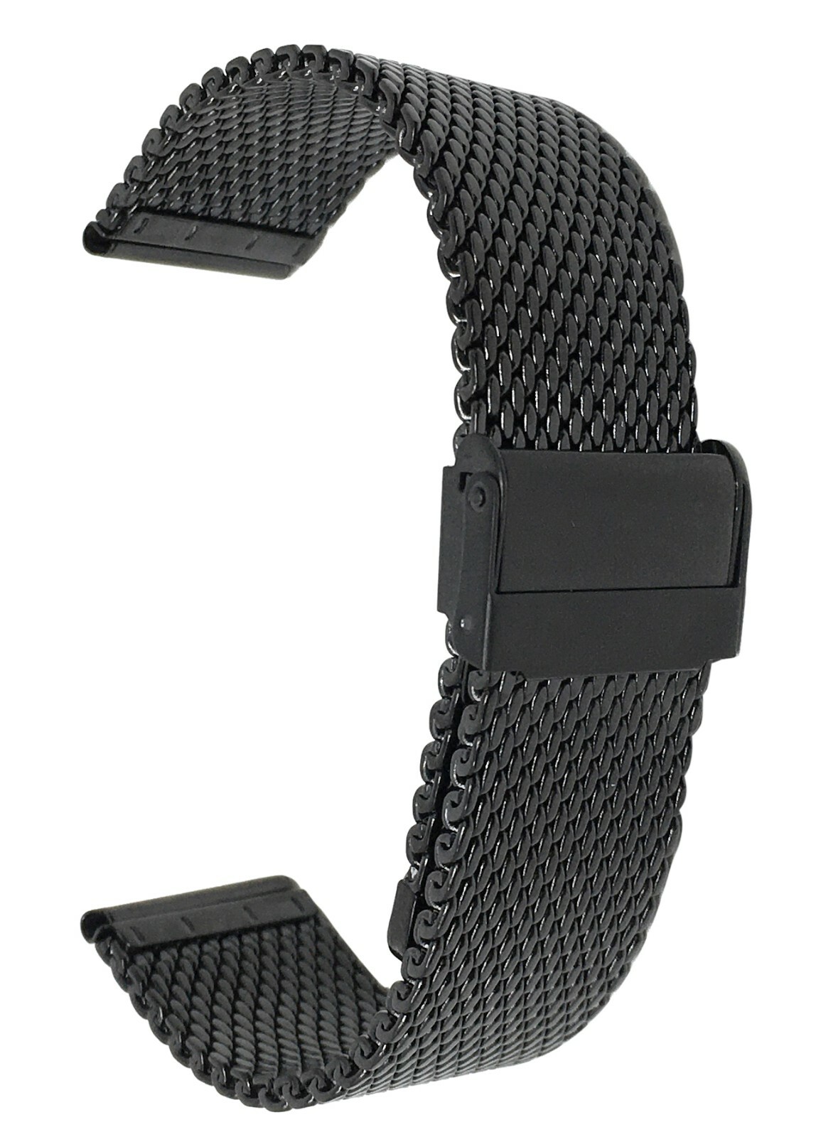 Bandini Stainless Steel Mesh Watch Band Strap, Thick Metal – 18mm 20mm 22mm 24mm