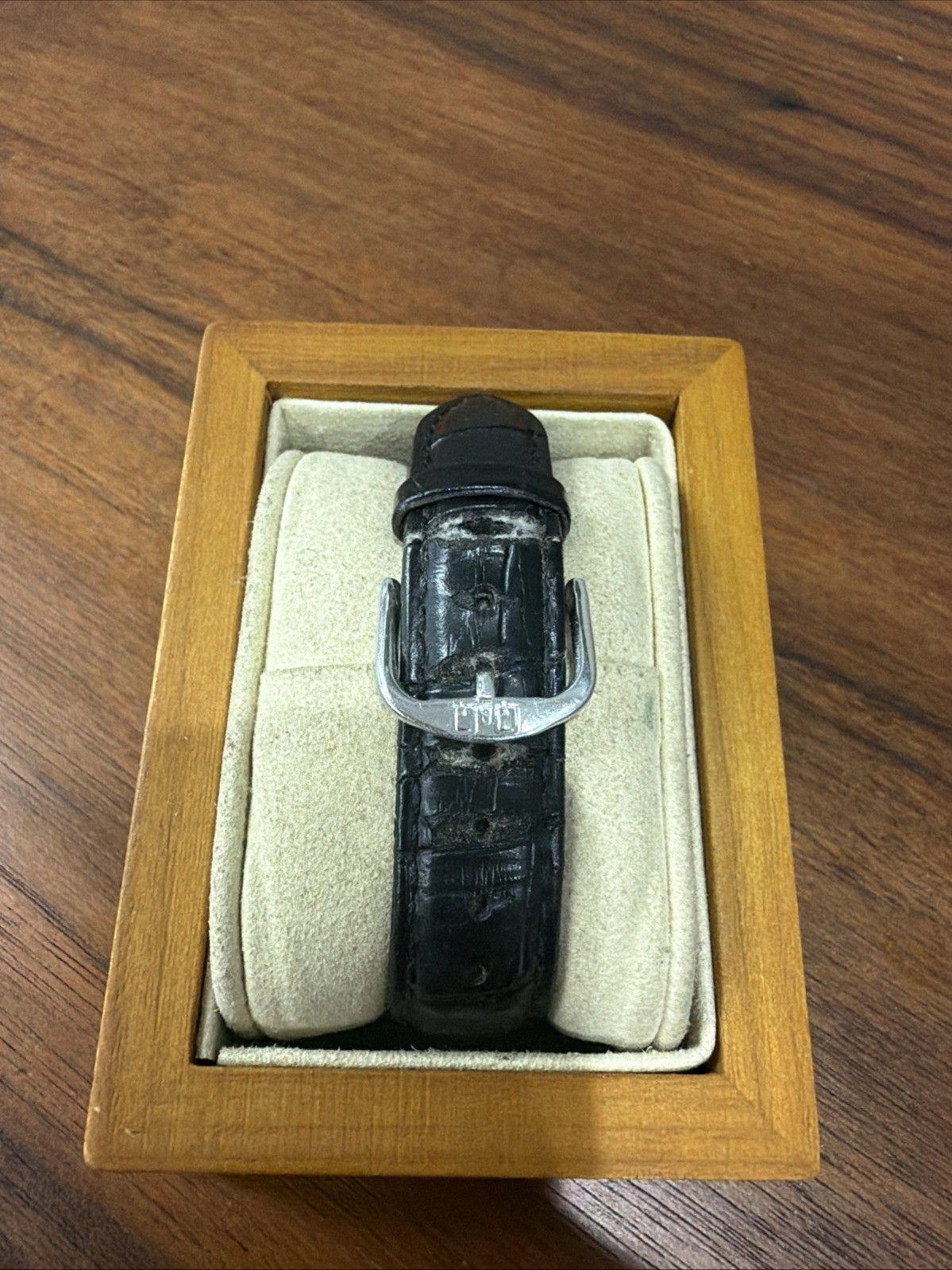 Q&Q by Citizen 3 Bar Silver Tone Black Band Men’s Watch Needs New Battery