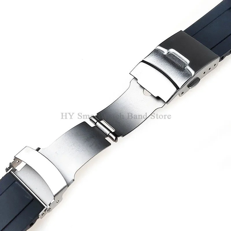 Silicone Watch Strap 16mm 18mm 20mm 22mm 24mm 26mm for Men Women Curved End